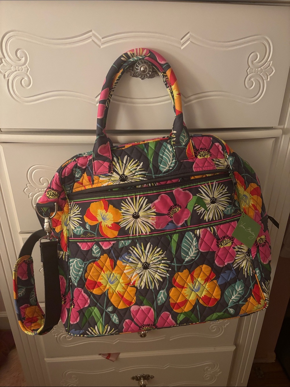 Vera Bradley Overnight Bag in Jazzy Blooms